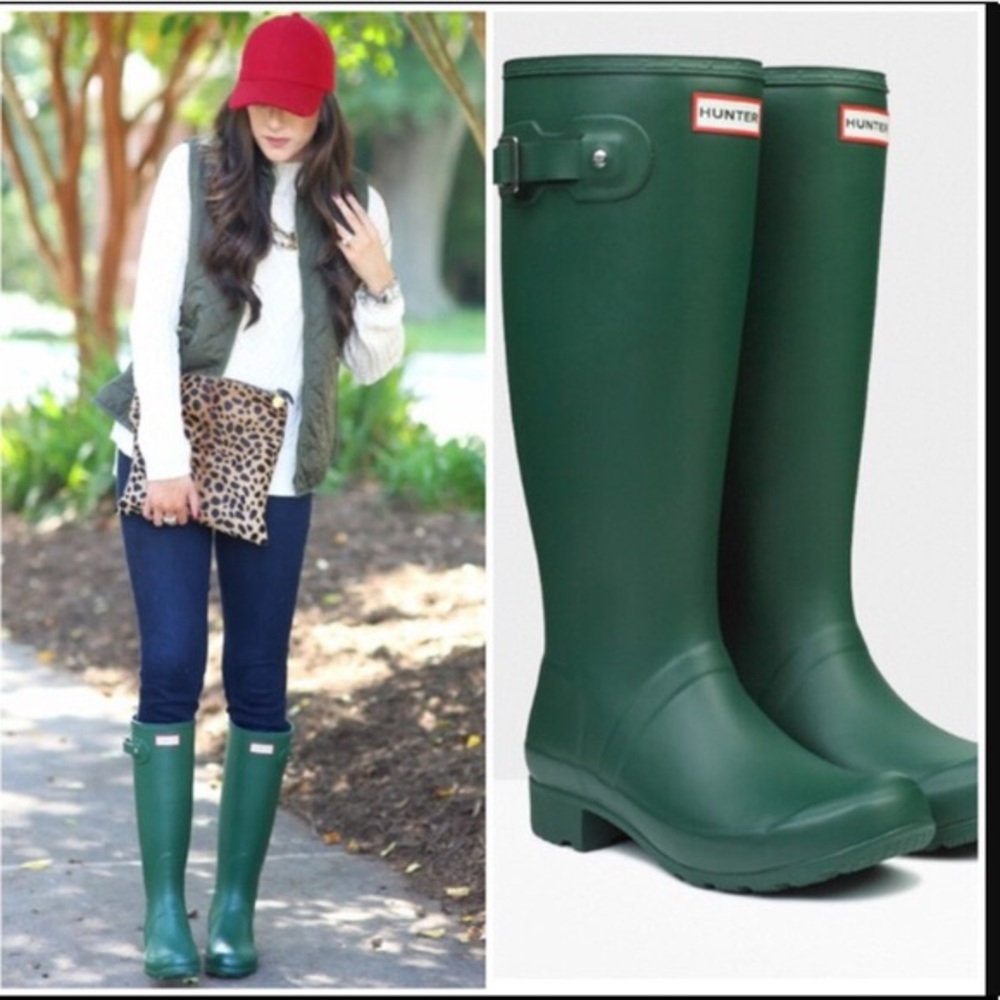 Hunter Original Tall Rainboots Green